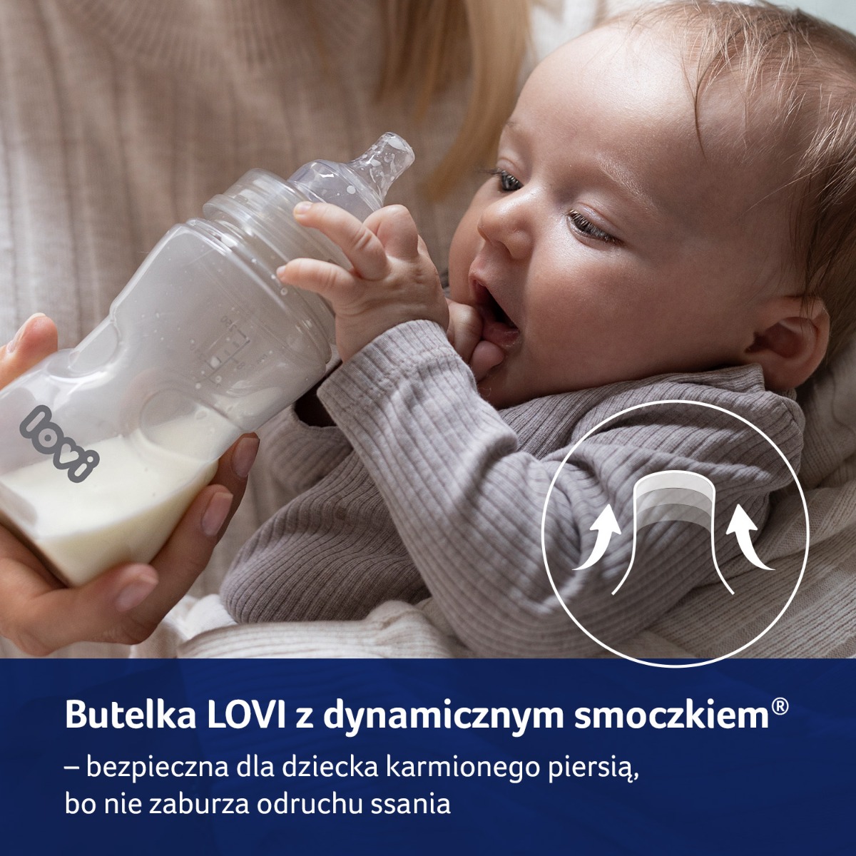 Butelka LOVI Trends 120 ml Pink