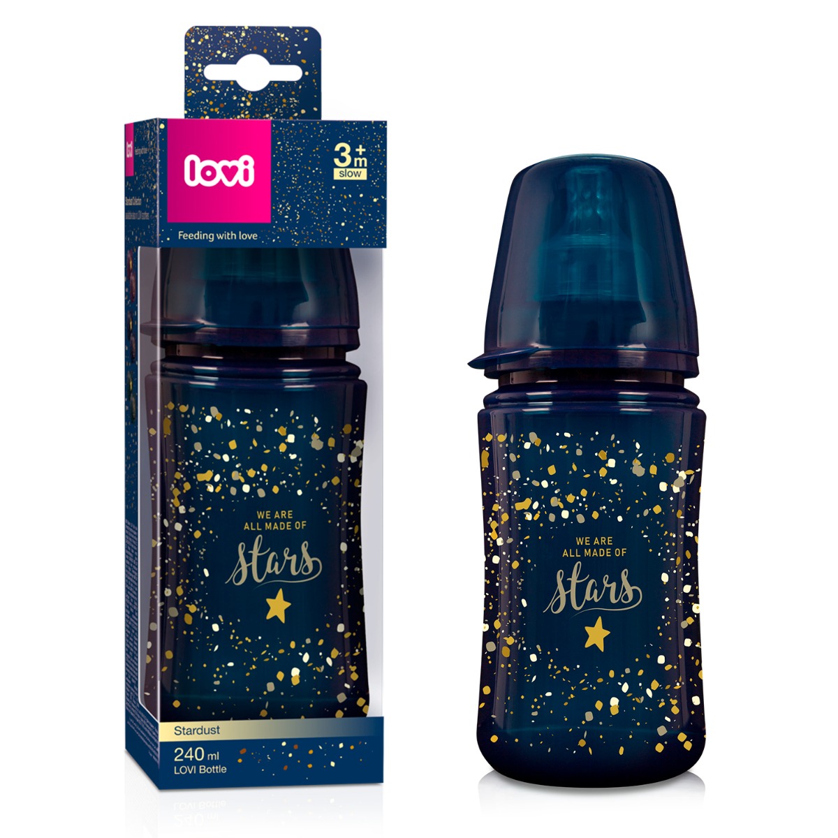 Butelka LOVI 240 ml Stardust