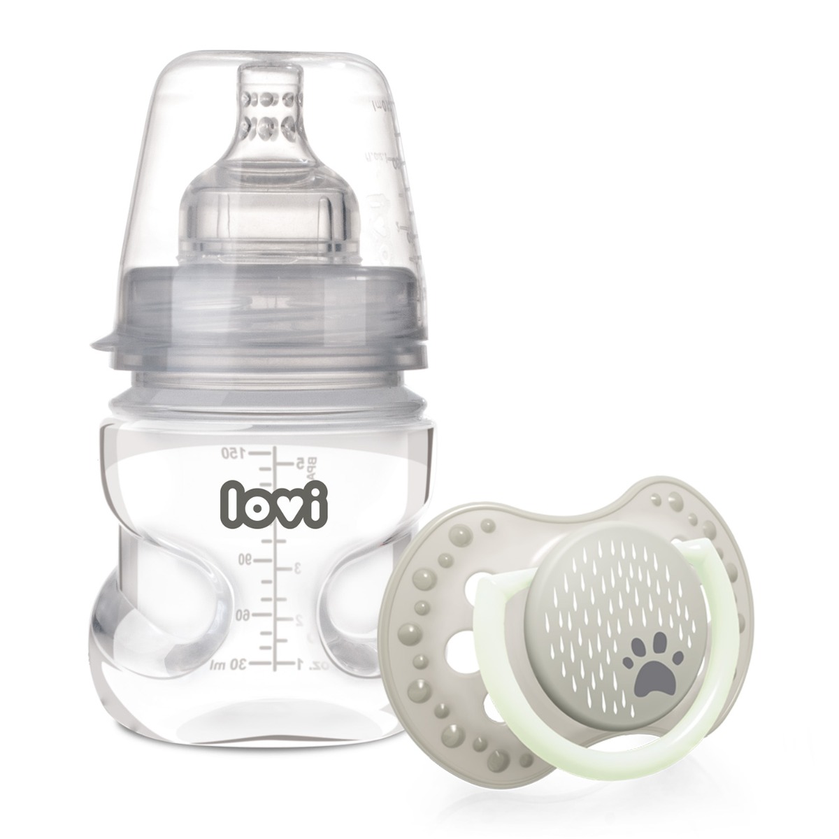 Zestaw Niezaburzający Odruchu Ssania LOVI 150 ml