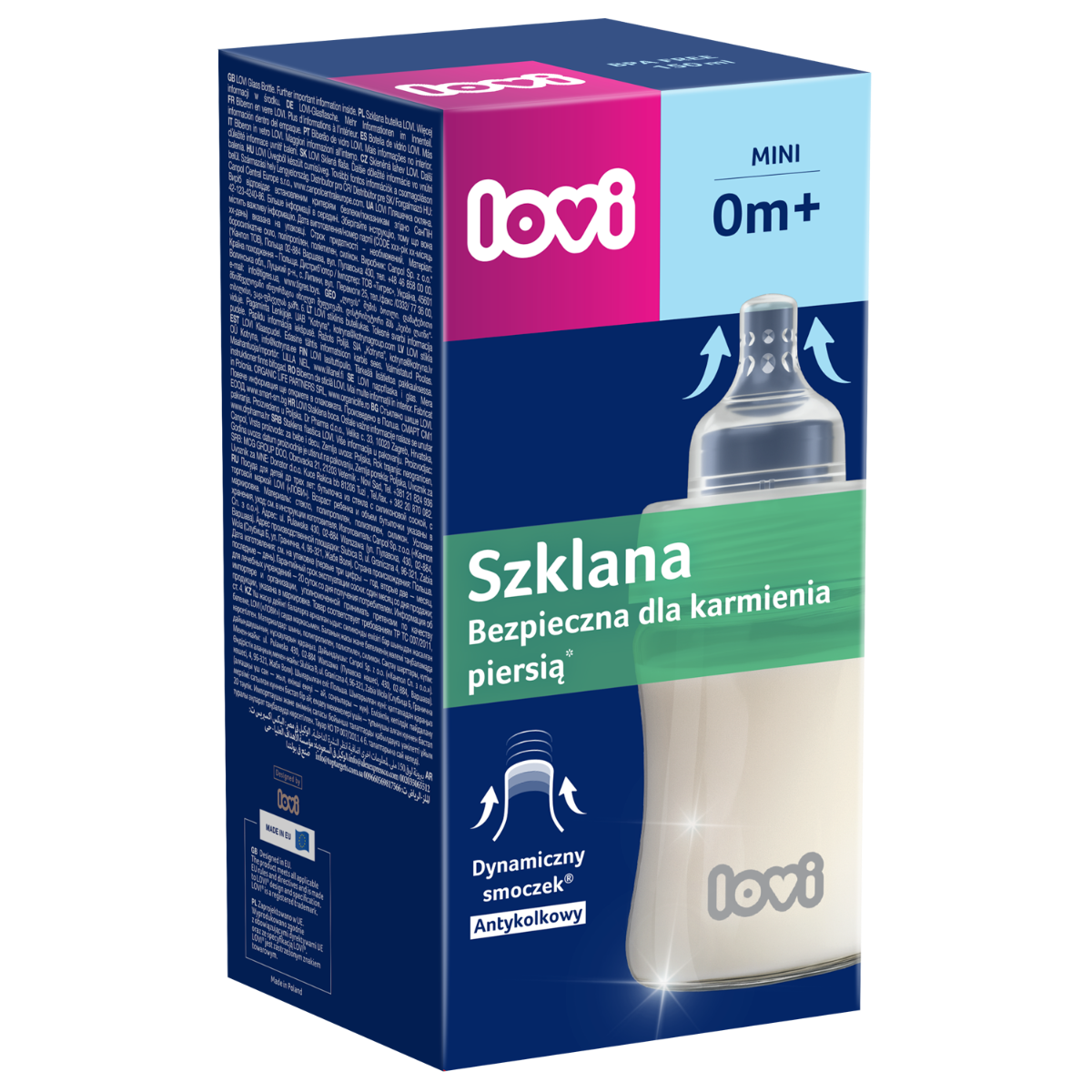 Butelka szklana LOVI 150 ml
