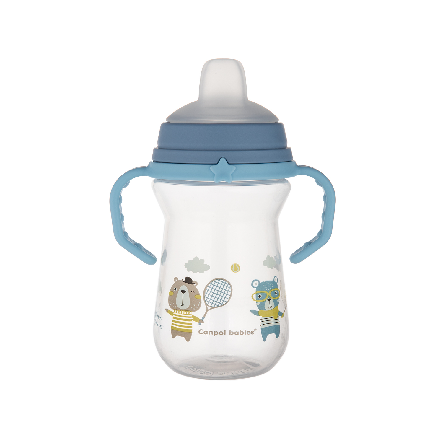 Canpol babies kubek z silikonowym ustnikiem FirstCup 250ml BONJOUR PARIS