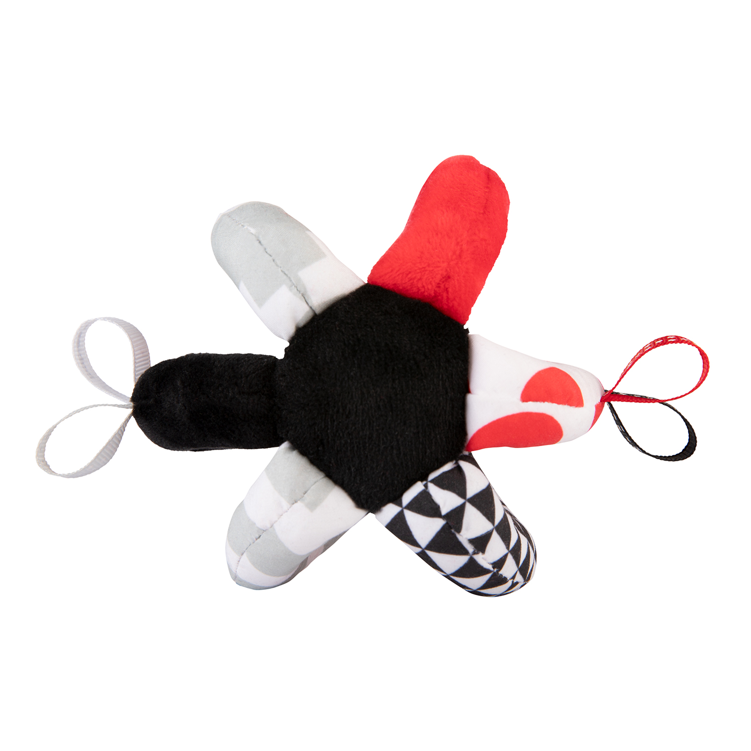 Canpol babies pluszowa piłka kontrastowa SENSORY TOYS