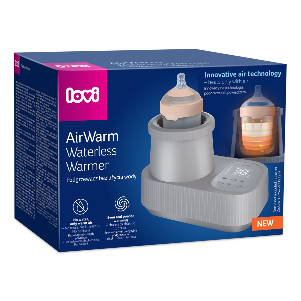 Podgrzewacz bez użycia wody LOVI AirWarm