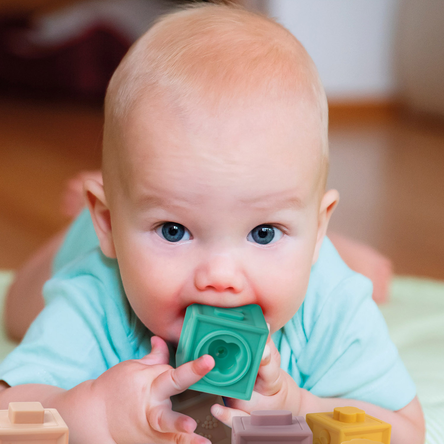 Canpol babies miękkie klocki sensoryczne 12szt.