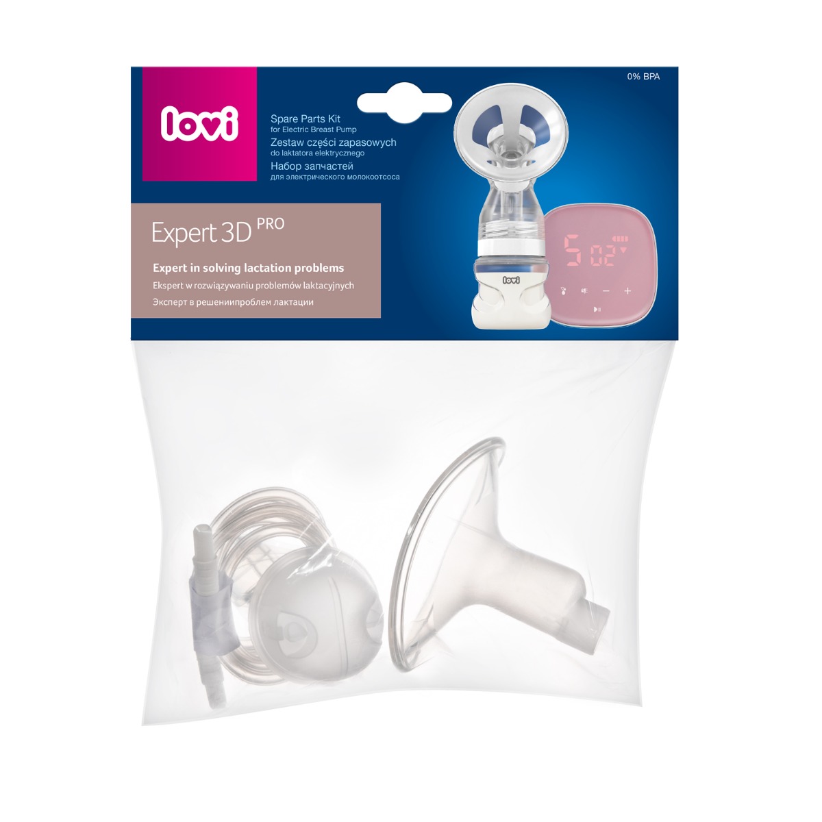 Ersatzteilset für LOVI Expert 3D Pro elektrische Milchpumpe und LOVI Expert