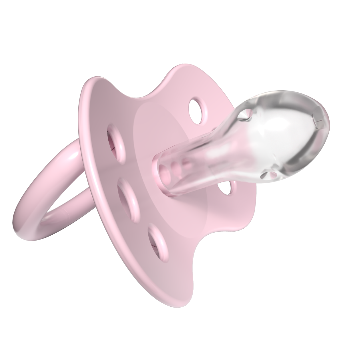 Smoczek silikonowy dynamiczny LOVI Classy 0-2m 2 szt. Petite Rose