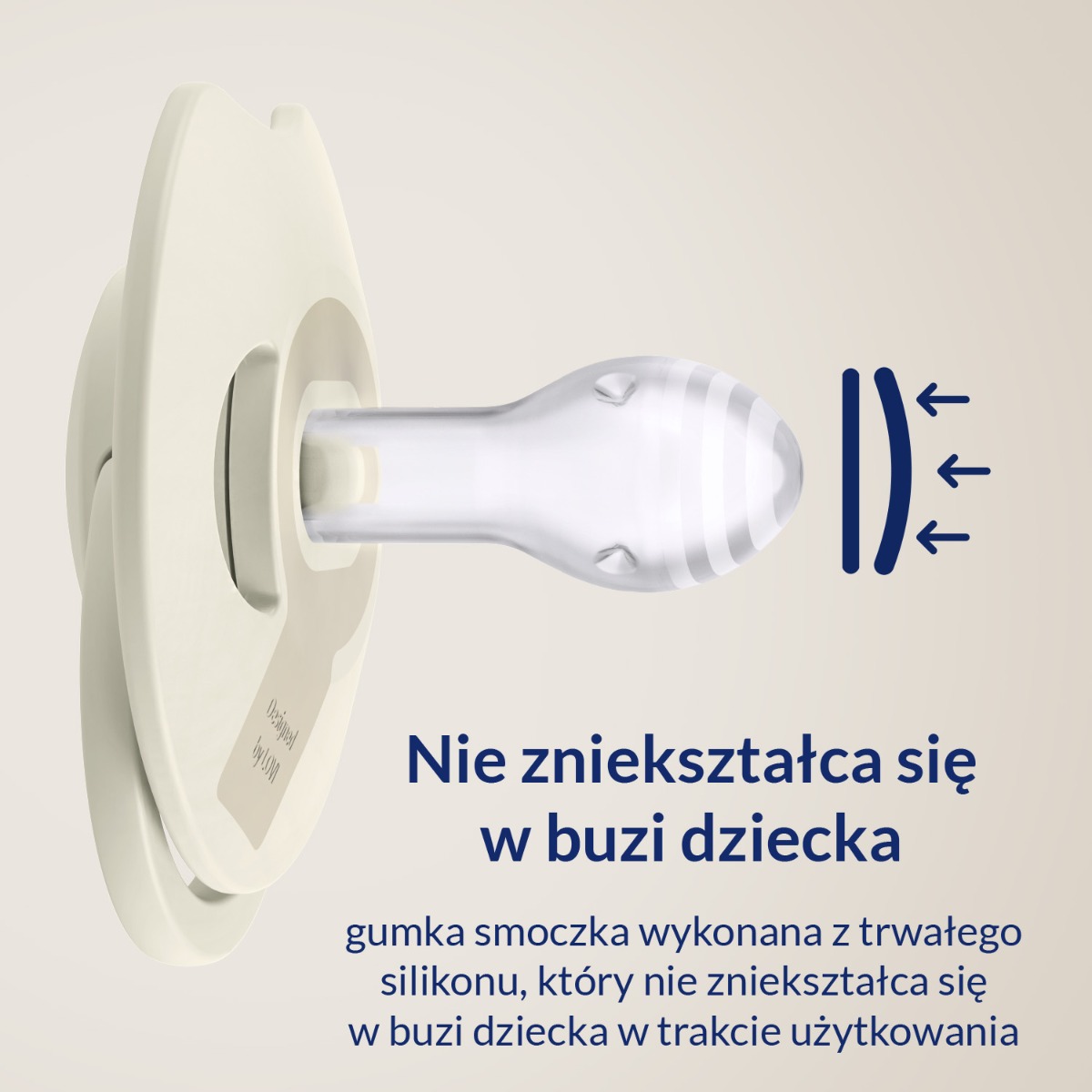 Smoczek silikonowy dynamiczny LOVI Prime 18m+ 2 szt Ivory Glow/Blush Glow​