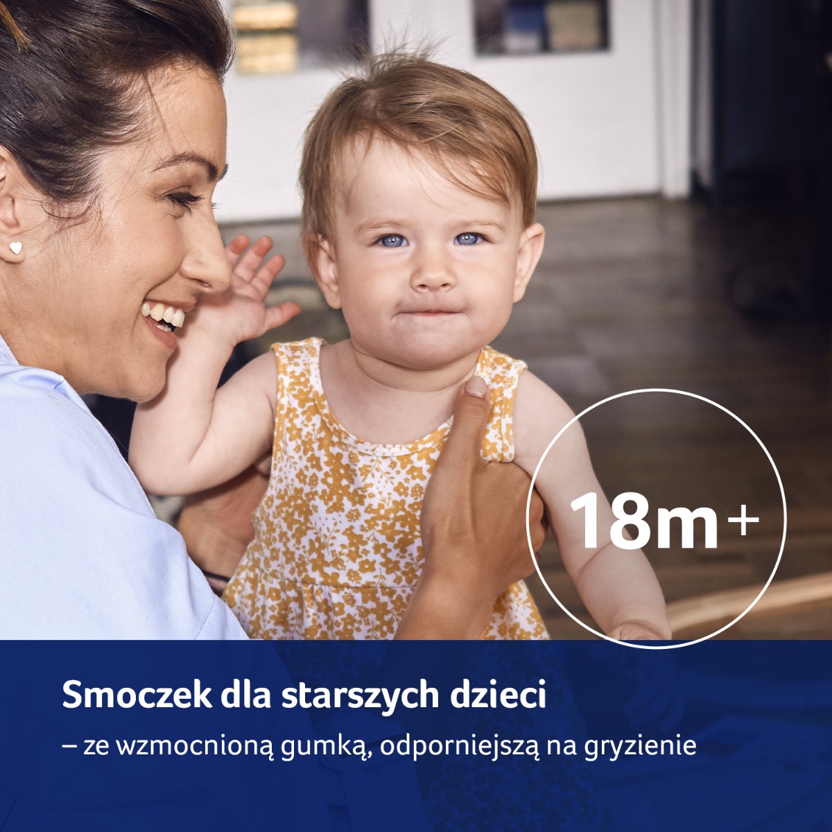 Smoczek silikonowy dynamiczny LOVI 18 m+ 2 szt. Harmony Girl