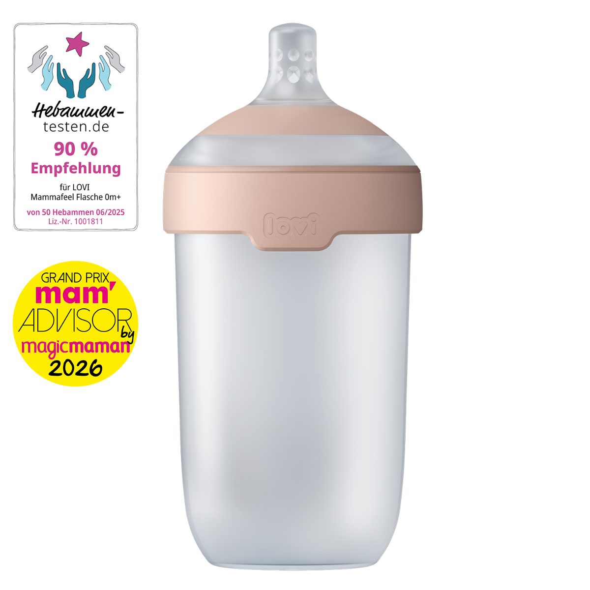 Butelka LOVI Mammafeel 250 ml