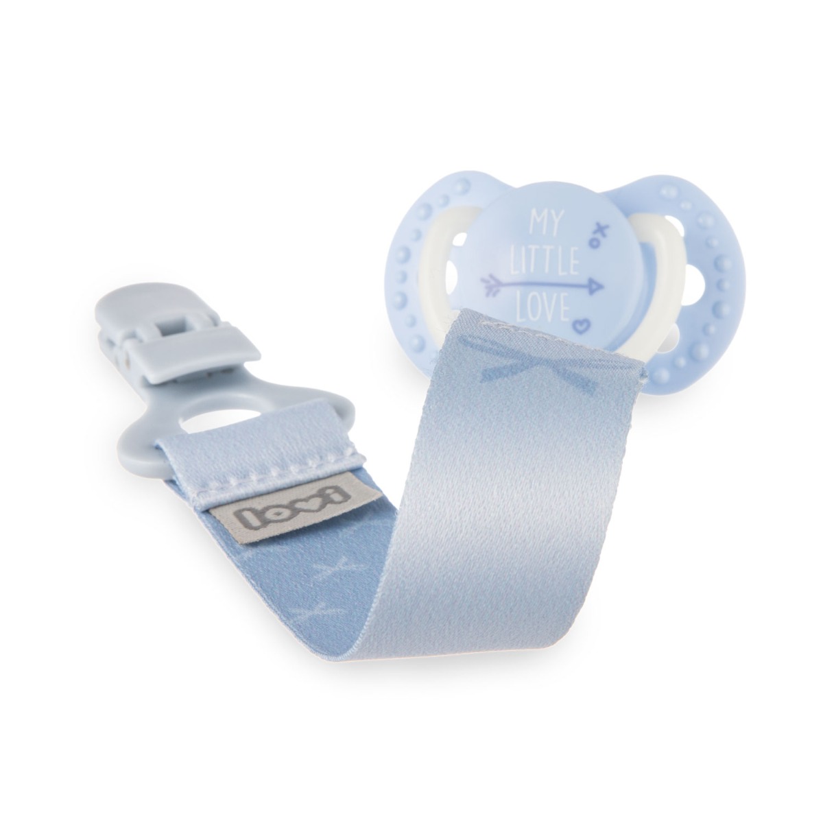 Tasiemka do smoczka LOVI Baby Shower Boy
