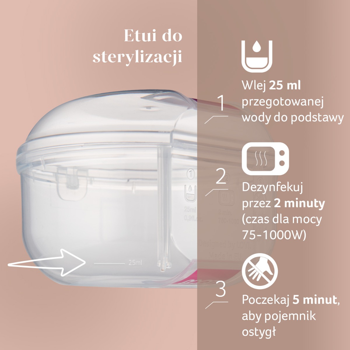 Smoczek dynamiczny do karmienia LOVI Mammafeel 0m+ MINI 1 szt. 