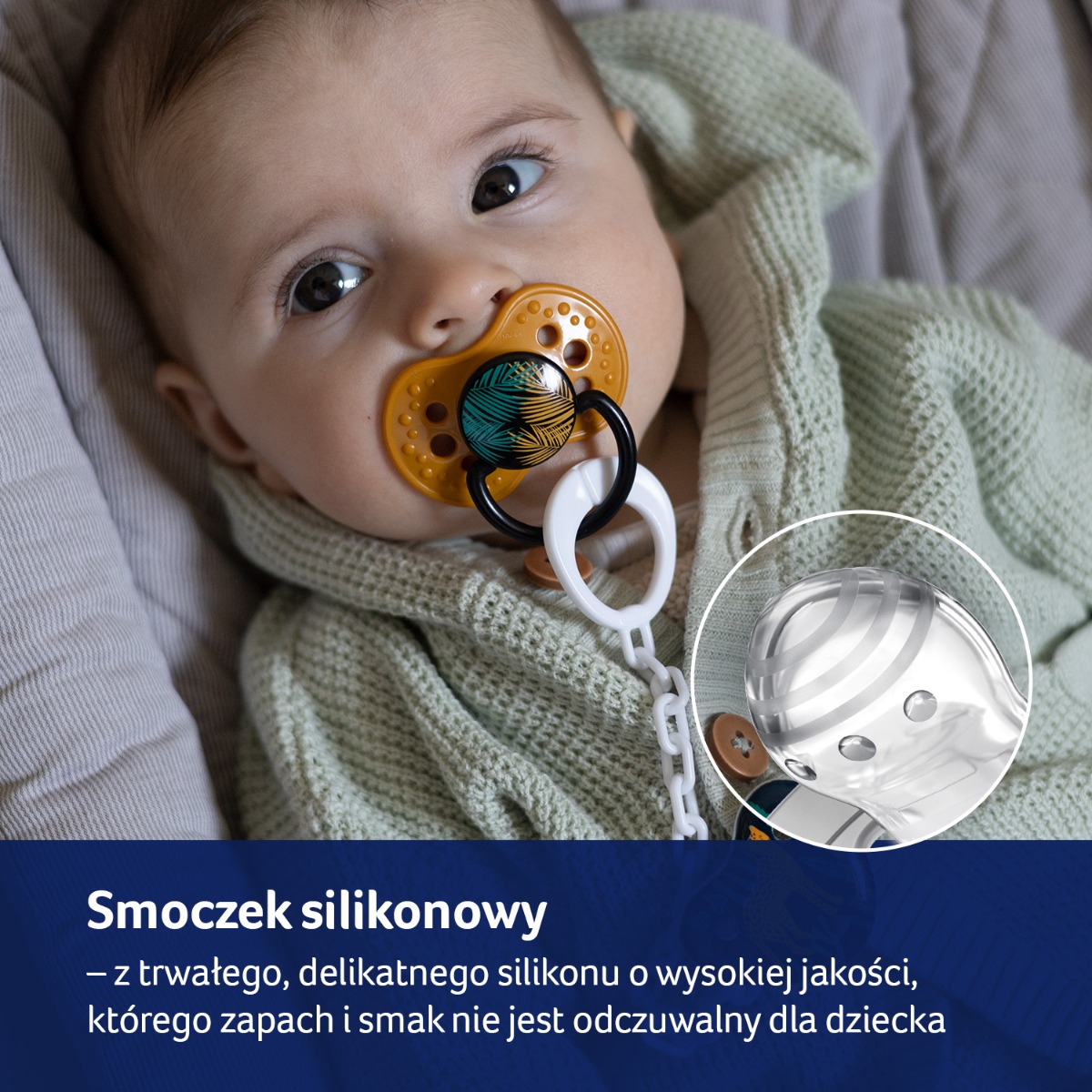 Smoczek silikonowy dynamiczny LOVI 0-3 m 2 szt. Jungle Vibes Girl