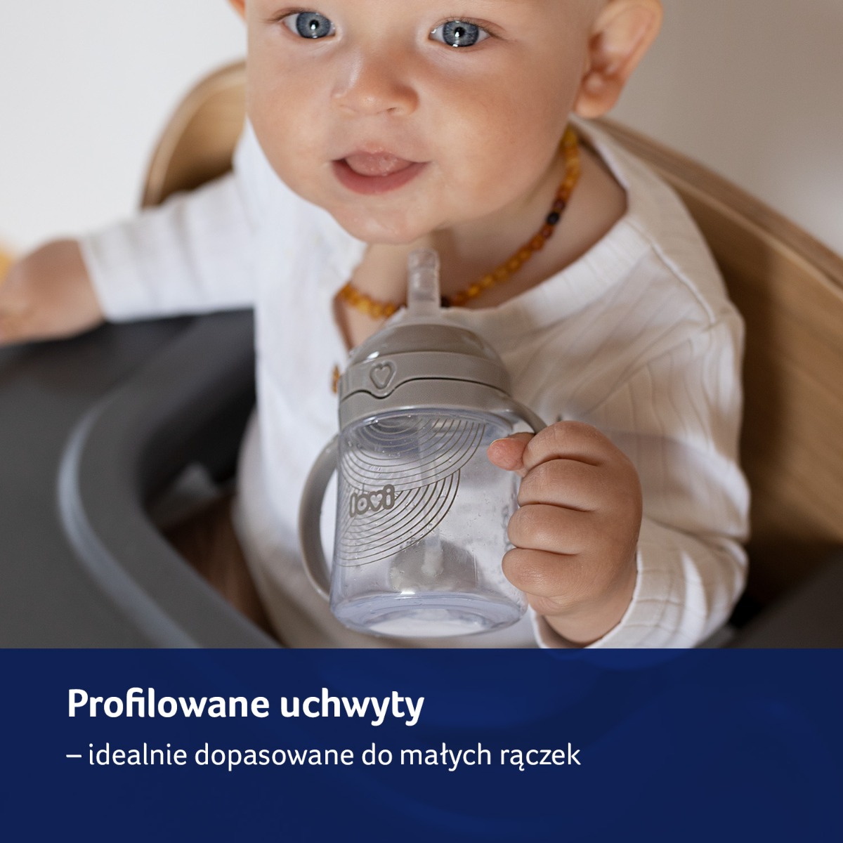 Pierwszy kubek z obciążoną słomką LOVI 150 ml Harmony​