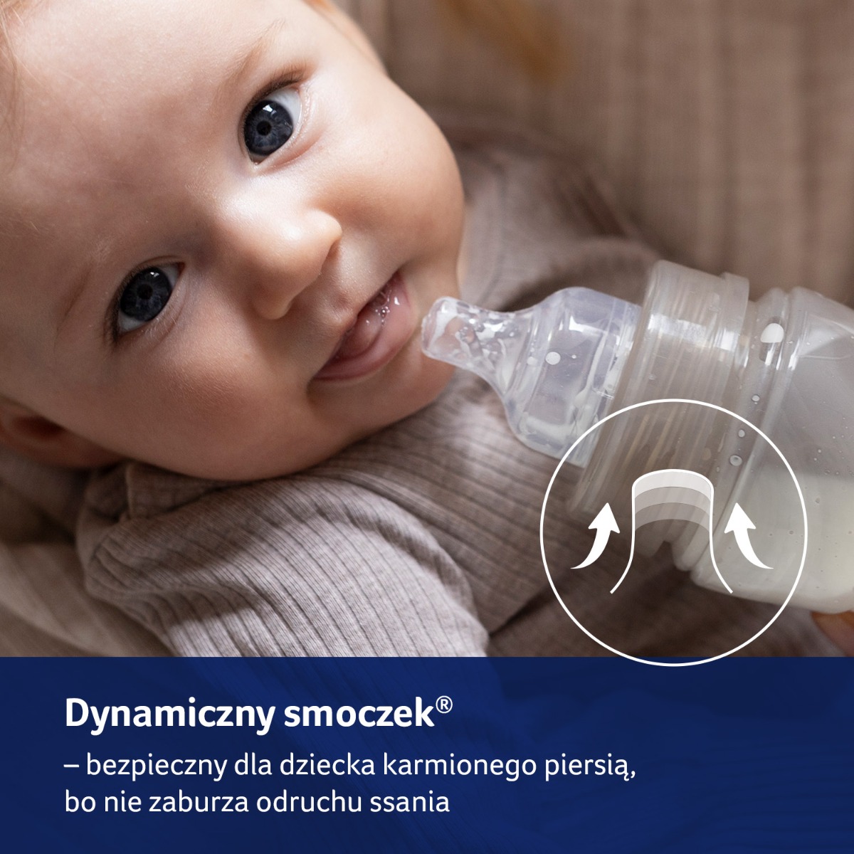 Smoczek dynamiczny do karmienia 3m+ LOVI WOLNY