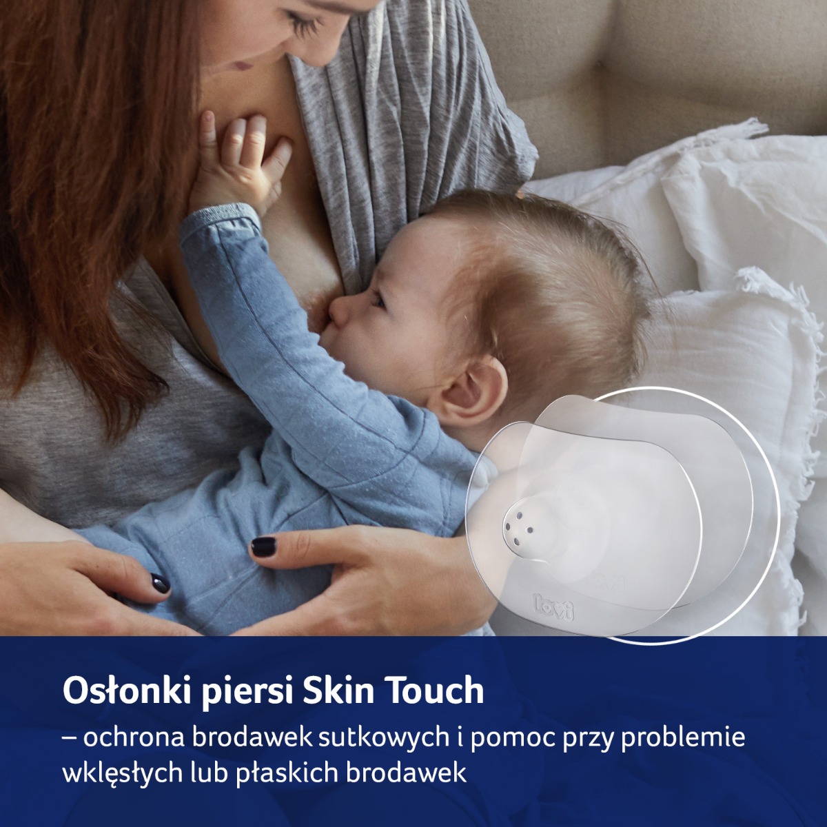 Silikonowe osłonki piersi LOVI Skin Touch M/L