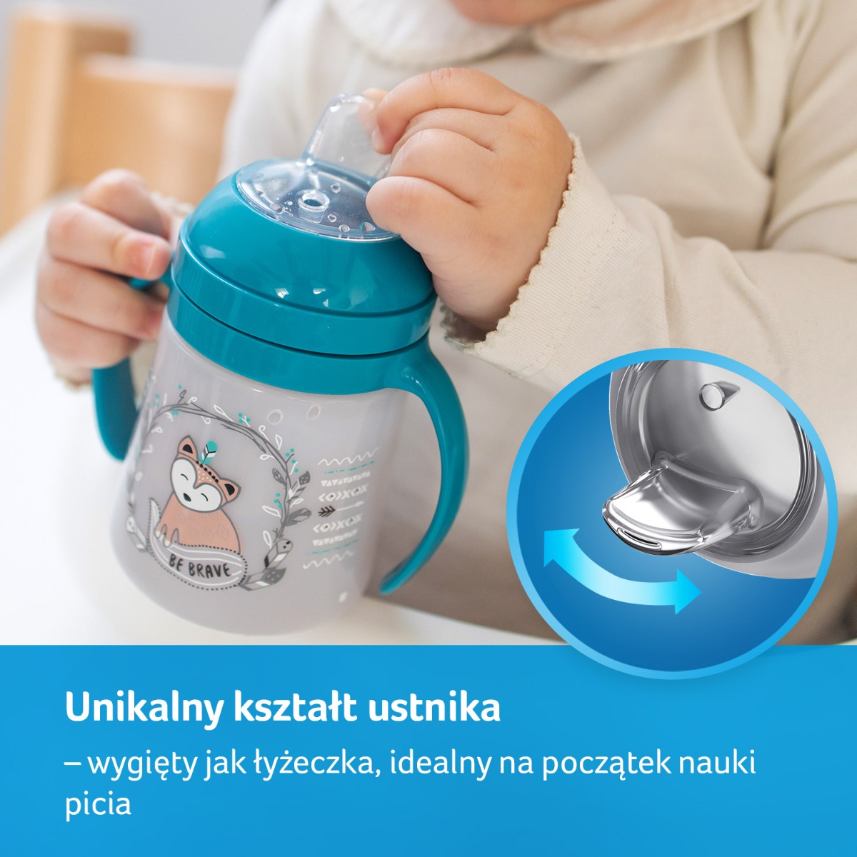 Ustnik silikonowy do pierwszego kubka LOVI Easy Switch