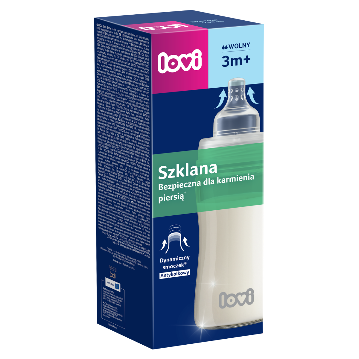 Butelka szklana LOVI 250 ml