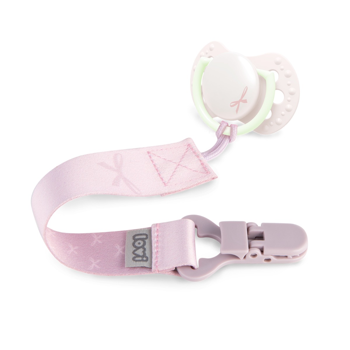 Tasiemka do smoczka LOVI Baby Shower Girl