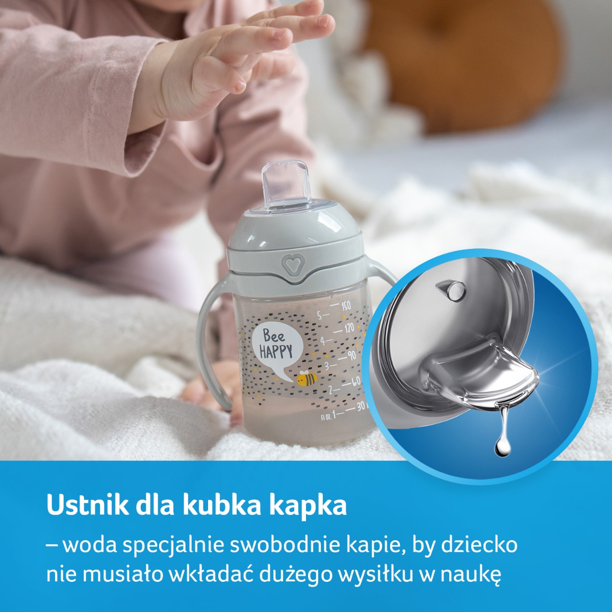 Ustnik silikonowy do pierwszego kubka LOVI Easy Switch