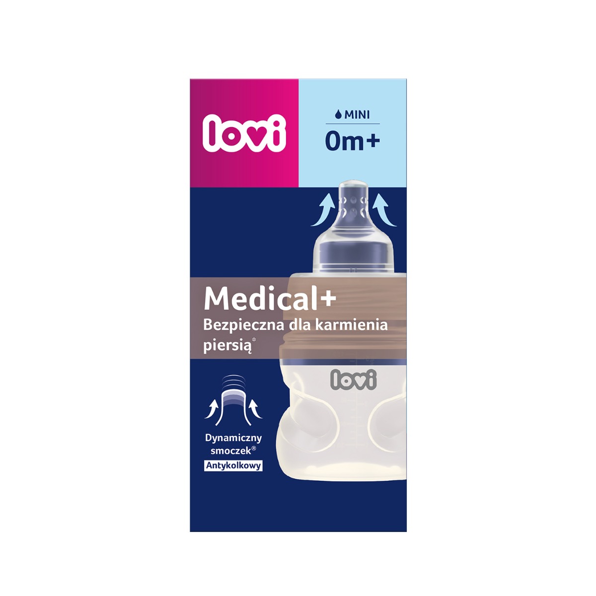 Butelka LOVI Medical+ 150 ml