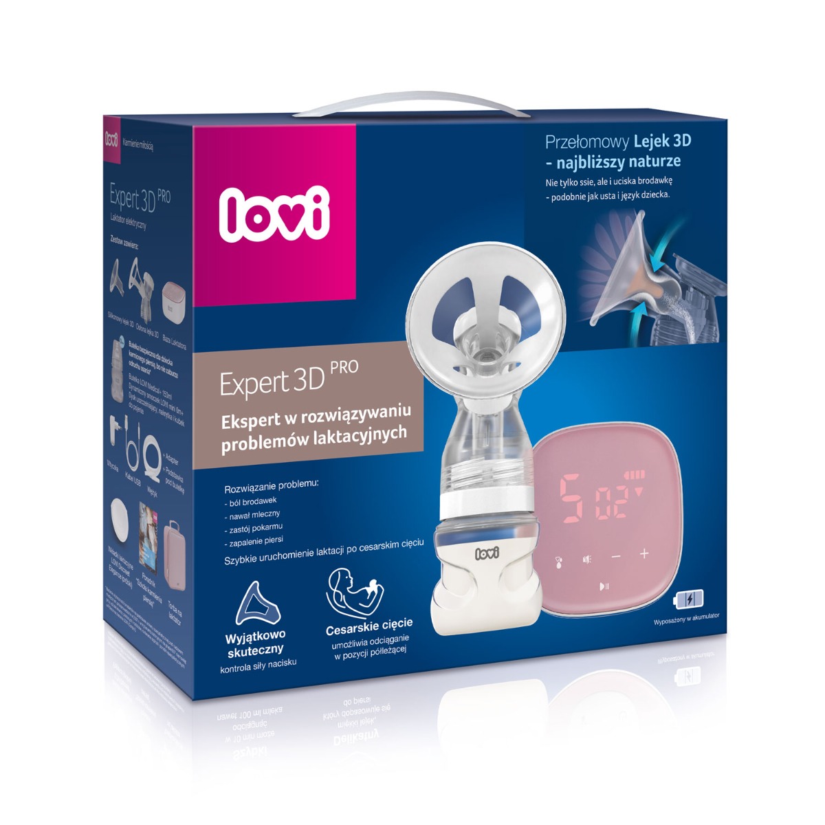 LOVI Expert 3D Pro elektrische Milchpumpe