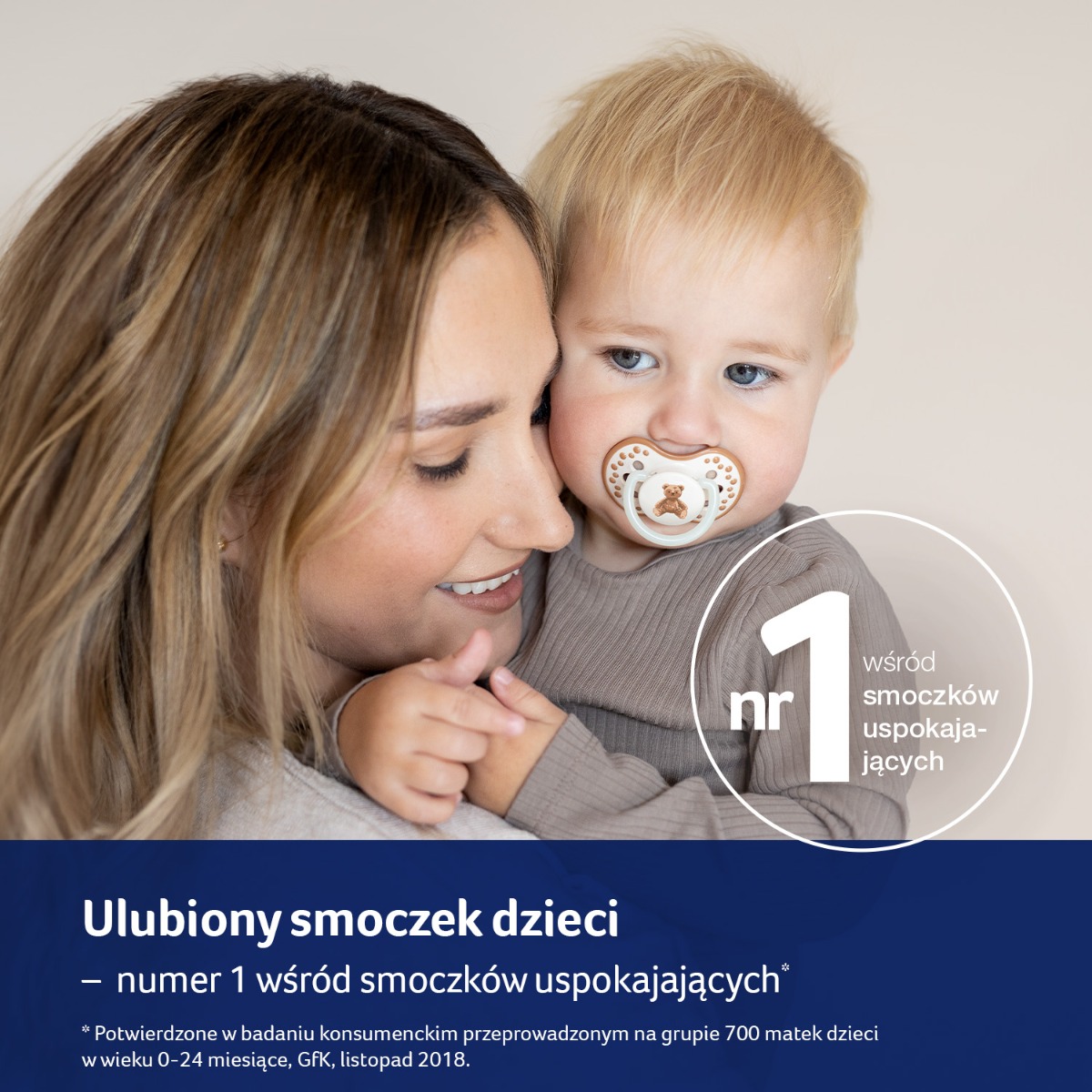 Smoczek silikonowy dynamiczny LOVI 0-6m 2 szt Teddy Love
