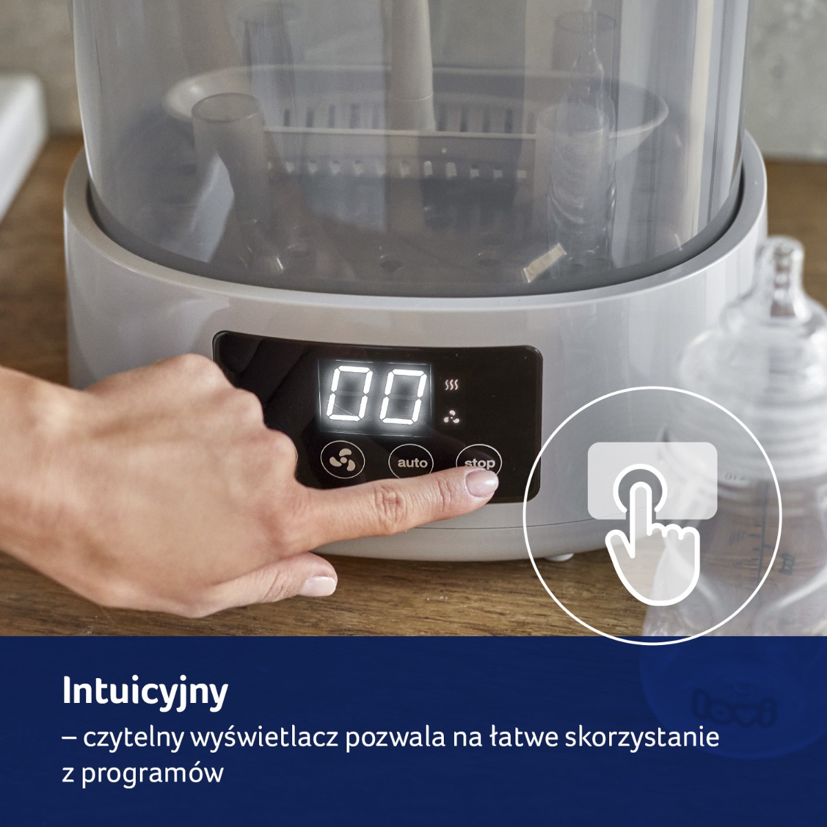 Elektryczny sterylizator parowy LOVI z suszarką