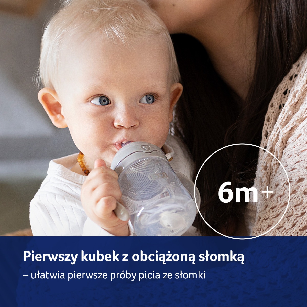 Pierwszy kubek z obciążoną słomką LOVI 150 ml Harmony​
