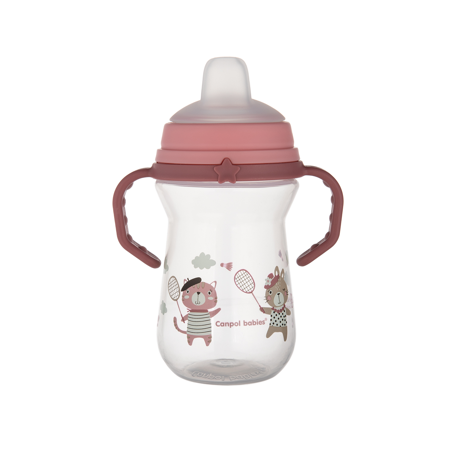 Canpol babies kubek z silikonowym ustnikiem FirstCup 250ml BONJOUR PARIS