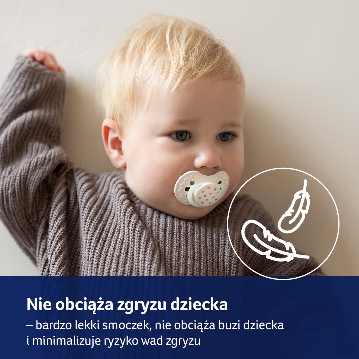 Smoczek silikonowy dynamiczny LOVI 0-6m 2 szt Teddy Love