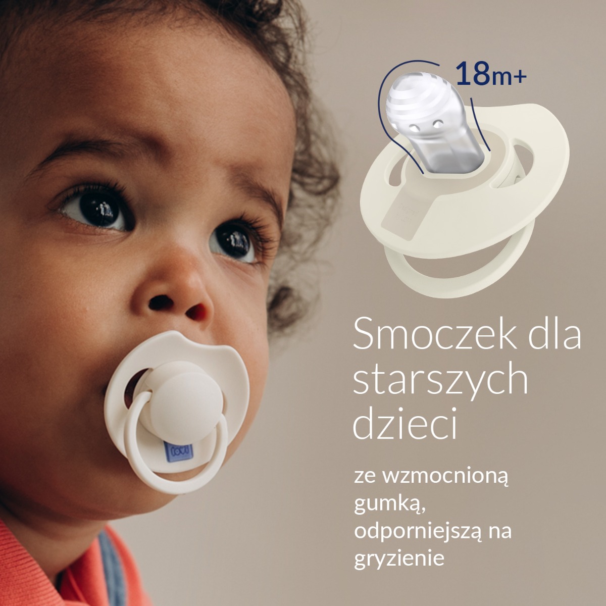 Smoczek dynamiczny LOVI Prime Tutti Frutti 0-6m 2 szt Rose/Rose Cream