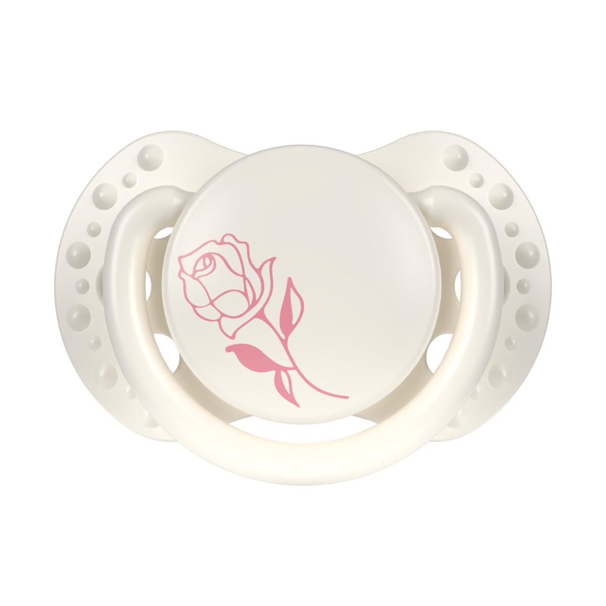 Smoczek silikonowy dynamiczny LOVI Classy 0-2m 2 szt. Petite Rose