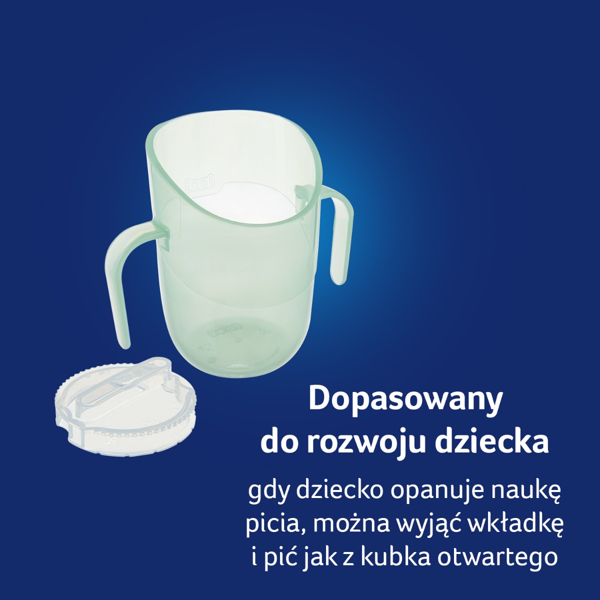 Kubek treningowy LOVI Genius 150 ml Pistachio