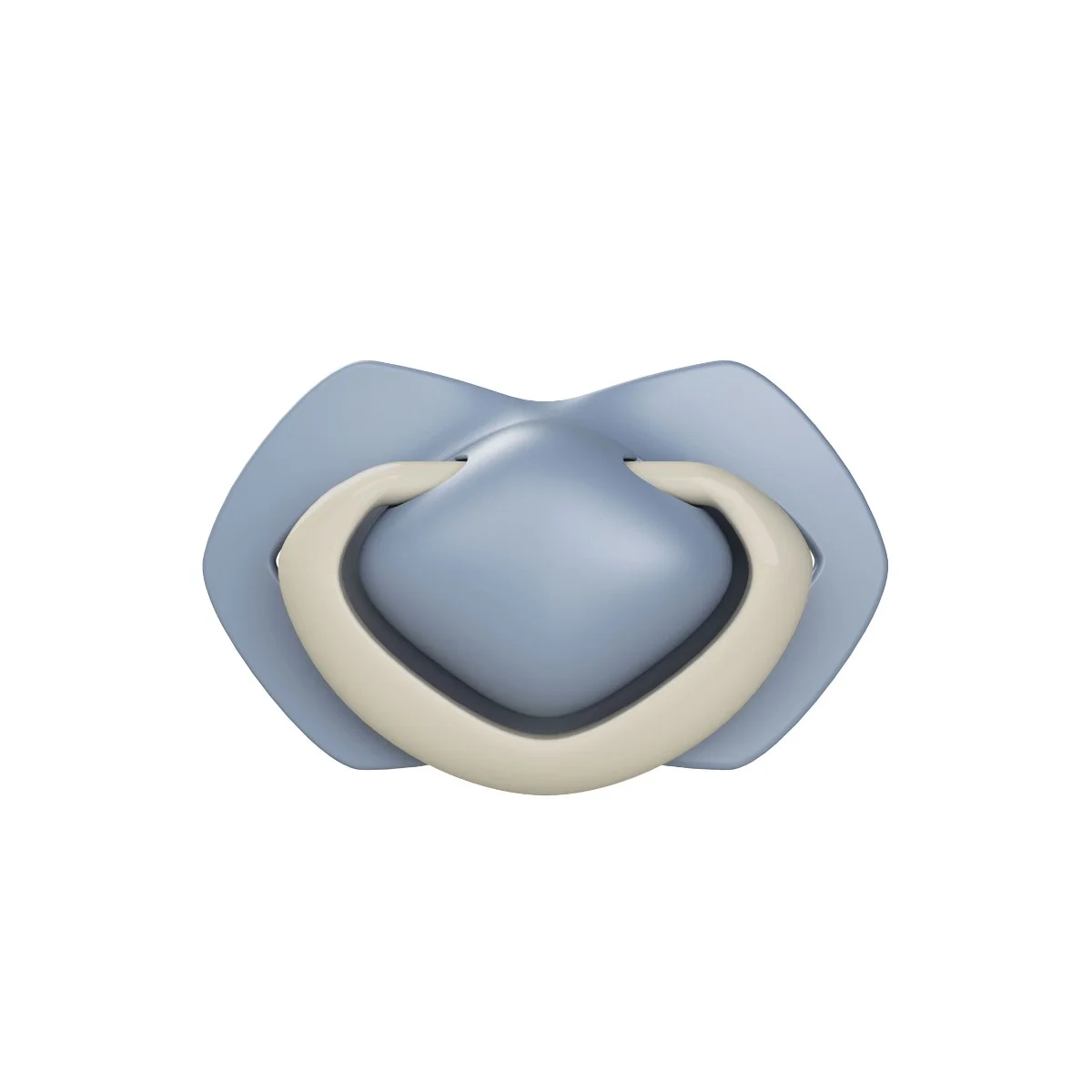 Canpol babies Smoczek silikonowy Light touch 18m+ symetryczny PURE COLOR 2 szt.