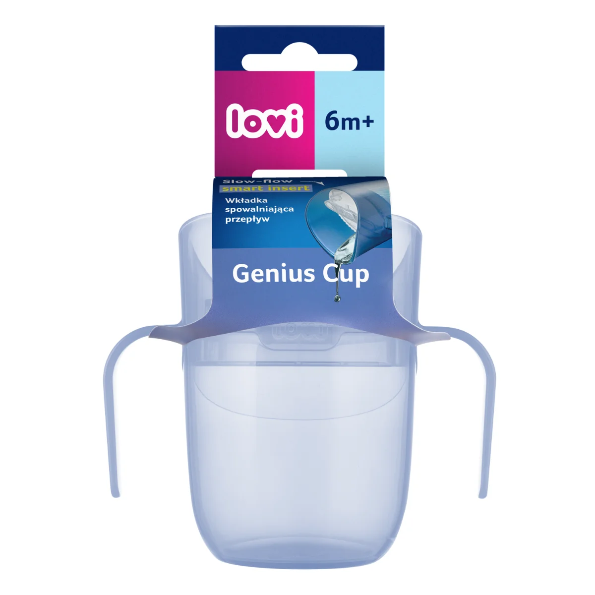 Kubek treningowy LOVI Genius 150 ml Ultramarine