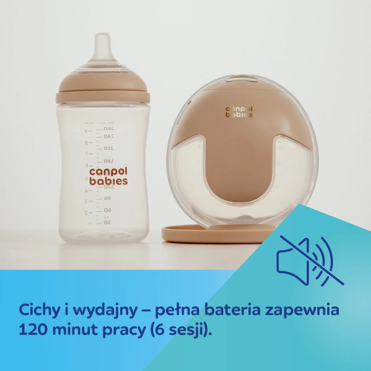 Canpol babies Inteligentny laktator muszlowy SmartSense z aplikacją