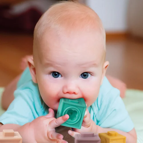 Canpol babies miękkie klocki sensoryczne 12szt.