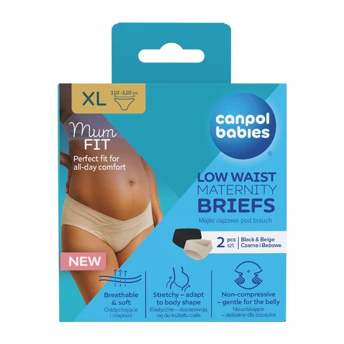 Canpol babies Majtki ciążowe pod brzuch MumFIT rozmiar XL 2 szt.