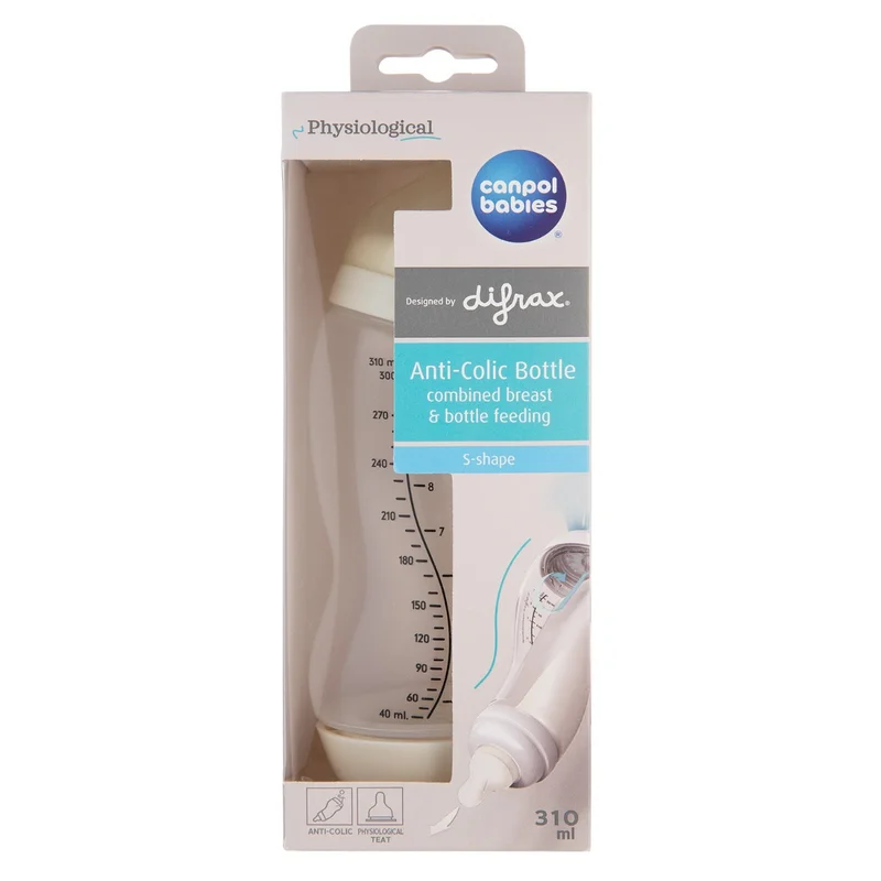 Canpol babies Butelka antykolkowa S-shape szeroka PP 310 ml