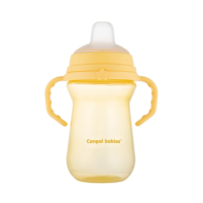 Canpol babies kubek z silikonowym ustnikiem FirstCup 250ml