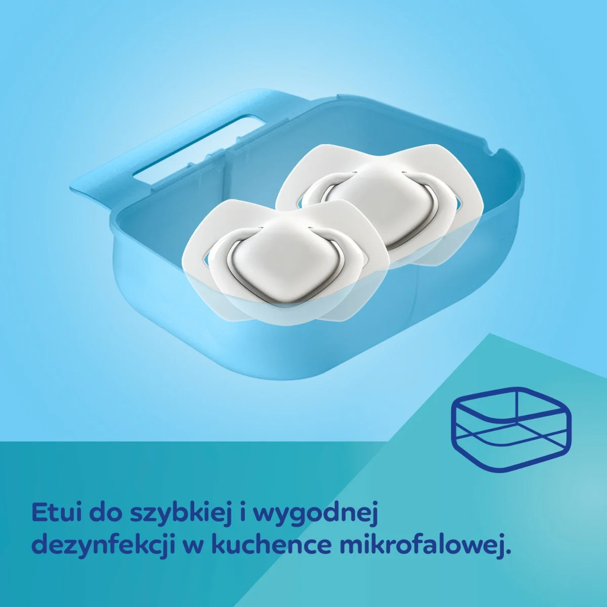 Canpol babies Smoczek silikonowy 0-6m symetryczny świecący w ciemności SLEEPY KOALA 2szt.