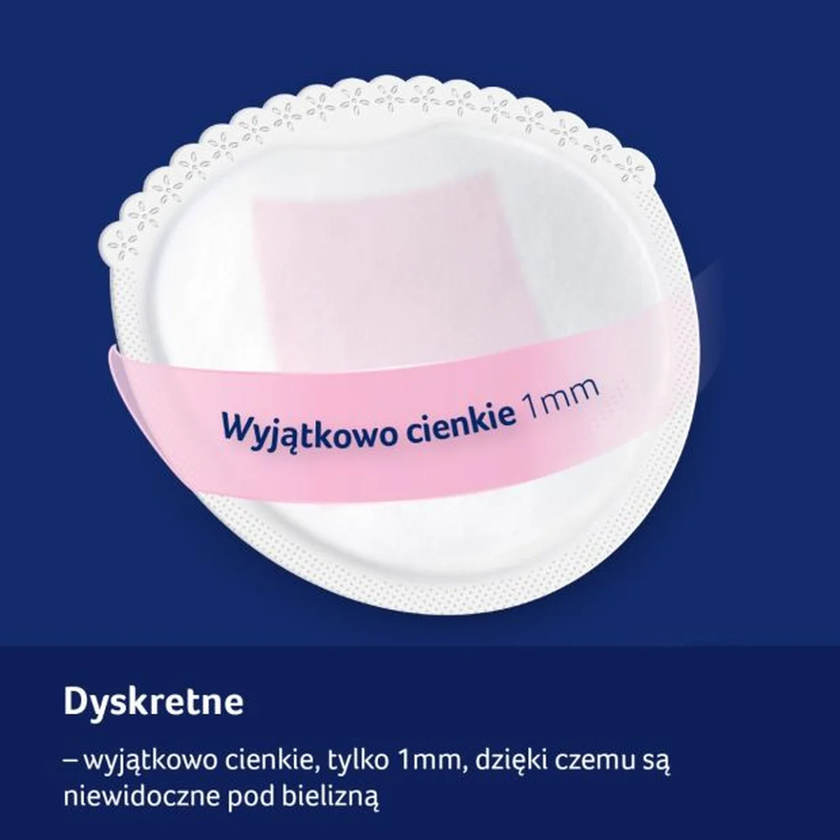 Wkładki laktacyjne antybakteryjne LOVI Discreet Elegance 40 szt. białe