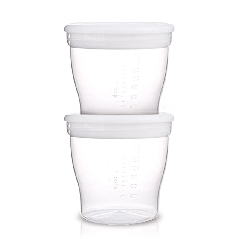 Canpol babies pojemniki do przechowywania pokarmu 180ml, 4 szt.