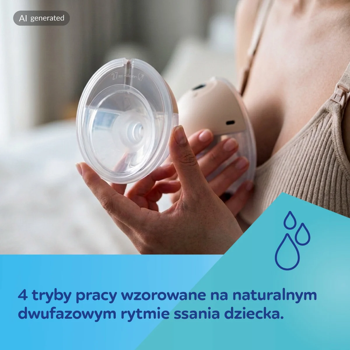 Canpol babies Podwójny bezprzewodowy laktator muszlowy Hands-Free 2.0​