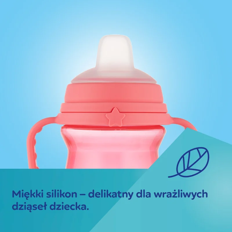 Canpol babies kubek z silikonowym ustnikiem FirstCup 150ml BONJOUR PARIS