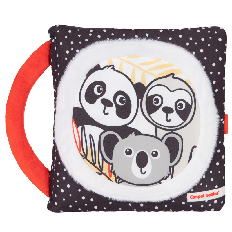Canpol babies sensoryczna książeczka manipulacyjna BabiesBoo PANDA