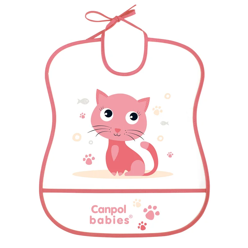 Śliniak Canpol babies zmywalny miękki CUTE ANIMALS