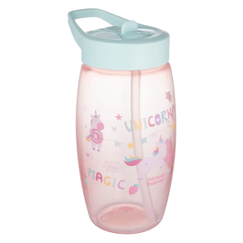 Canpol babies Bidon ze składanym ustnikiem 400 ml JEDNOROŻCE
