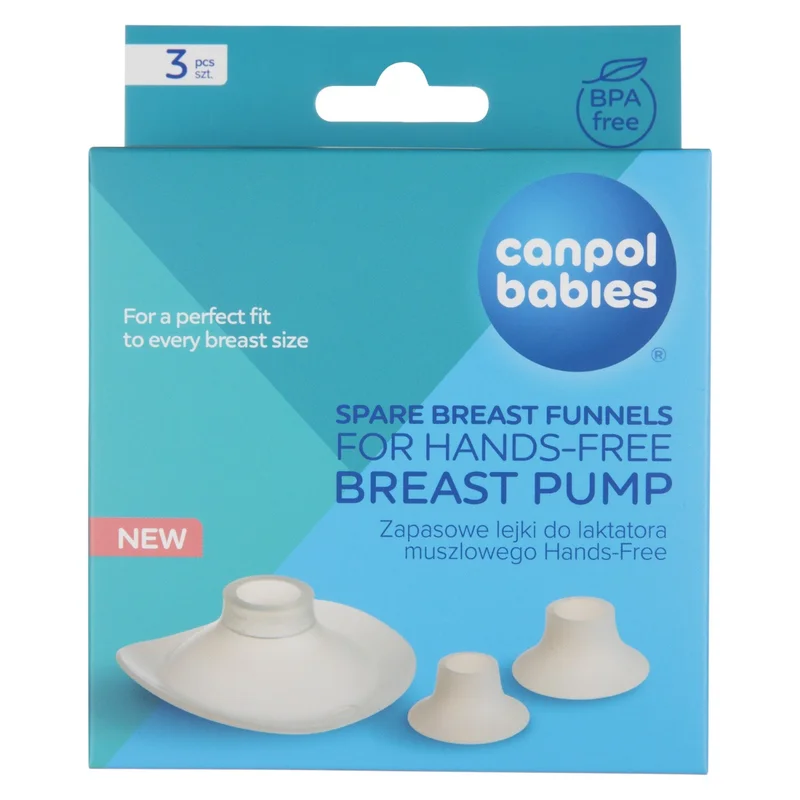 Canpol babies Zapasowe lejki do laktatora muszlowego Hands-Free
