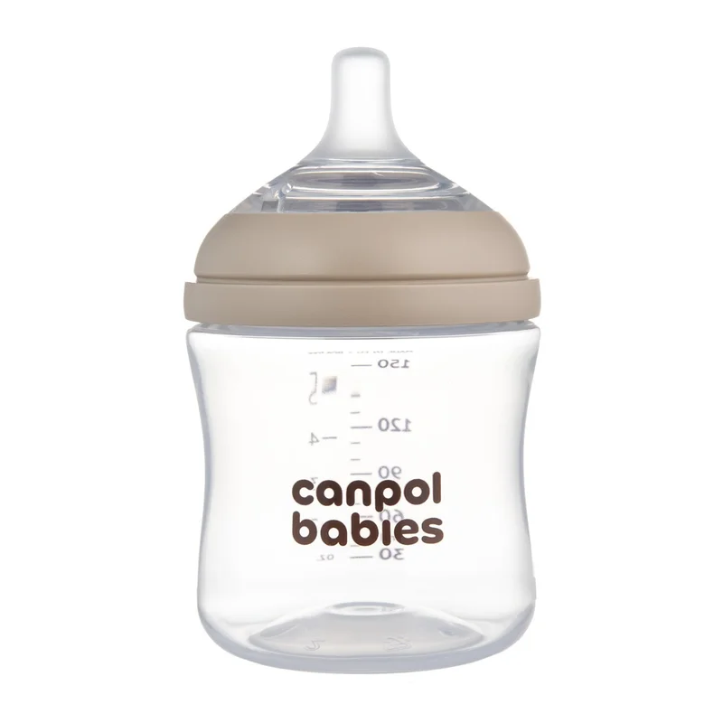 Canpol babies Inteligentny laktator muszlowy SmartSense + Butelka Natural Shape ze smoczkiem dwustrefowym 150 ml GRATIS